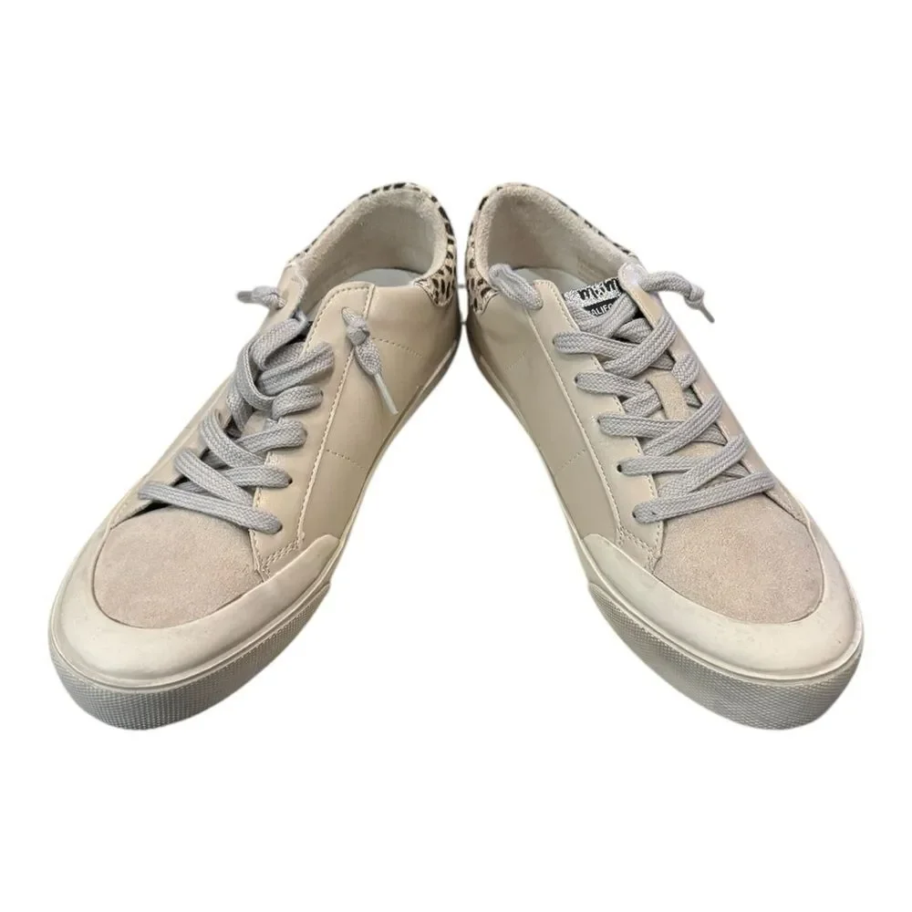 Mi.iM Women's Miracle Miles Amber Beige Leather Sneakers 7.5